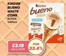 Bestway KINDER Bueno white cone offer