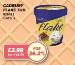 Bestway CADBURY Flake tub offer
