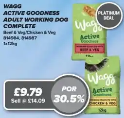 Bestway WAGG Active goodness adult working dog complete offer