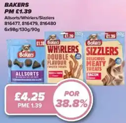 Bestway BAKERS Allsorts/Whirlers/Sizzlers offer
