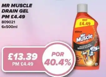 Bestway MR MUSCLE Drain gel offer