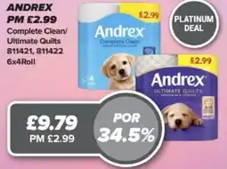 Bestway ANDREX Complete Clean/ Ultimate Quilts offer