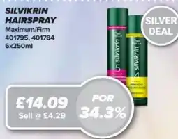 Bestway SILVIKRIN Hairspray Maximum/Firm offer