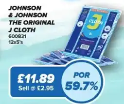 Bestway JOHNSON & JOHNSON The original J Cloth offer