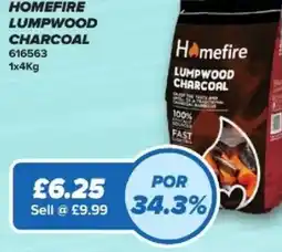 Bestway HOMEFIRE Lumpwood charcoal offer