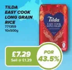 Bestway TILDA Easy cook long grain rice offer