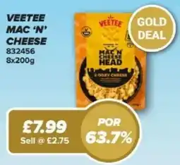 Bestway VEETEE Mac 'n' cheese offer