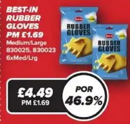 Bestway BEST-IN Rubber gloves offer