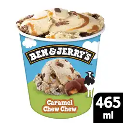 Iceland Ben & Jerry's Caramel Chew-Chew Ice Cream Tub 465 ml offer