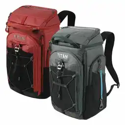 Costco Titan 26 Can Backpack Cooler with 2 Ice Walls in 2 Colours offer