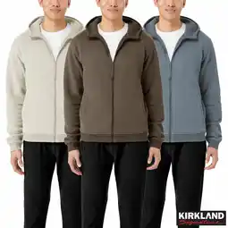 Costco Kirkland Signature Mens Full Zip Hoody offer