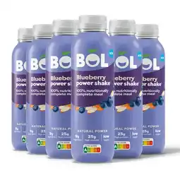 Costco Bol Blueberry Power Shake, 6 x 410g offer