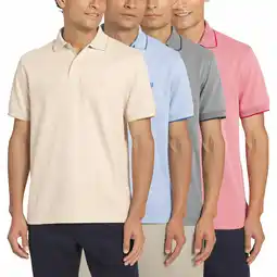 Costco Chaps Men's Birdseye Pique Polo Shirt offer
