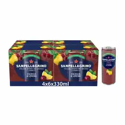 Costco San Pellegrino Cherry and Lemon, 4 x 6 x 330ml offer