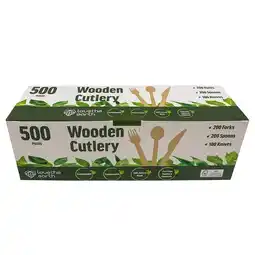 Costco Love The Earth Wooden Cutlery Variety, 500 Pack offer
