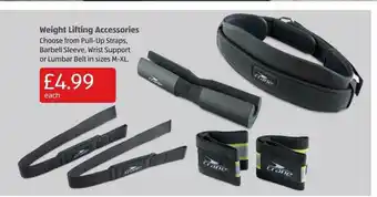 Aldi Weight Lifting Accessories offer