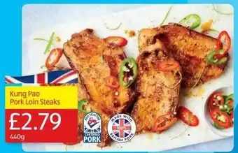Aldi Kung Pao Pork Loin Steaks offer