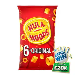 Iceland Hula Hoops Original Multipack Crisps 6 Pack SRP offer