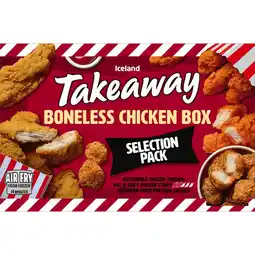 Iceland Iceland Takeaway Boneless Chicken Box 750g offer