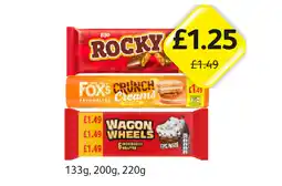 Londis Rocky Bars, Fox's Crunch Creams, Wagon Wheels offer