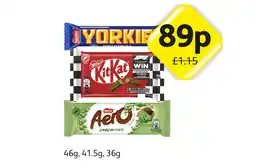 Londis Yorkie, KitKat, Aero Peppermint offer