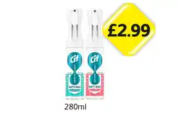 Londis Cif Anti-Bac Lemon & Aloe Vera, Apple & Jasmine offer