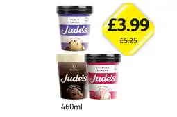 Londis Jude's Ice Cream Rum & Raisin, Chocolate Guinness Cake, Cherries & Cream offer