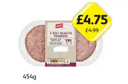 Londis Jack's Beef Quarter Pounders offer