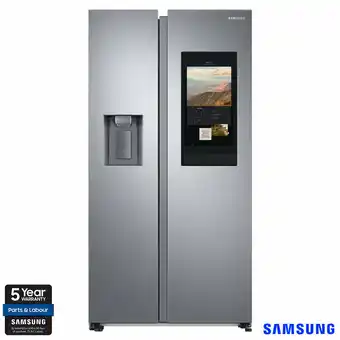Costco Samsung RS8000 Family Hub™ RS6HA8891SL/EU, Side by Side Fridge Freezer, E Rated in Silver offer