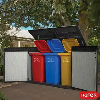 Costco Keter Grande Store 6ft 3" x 3ft 7" (1.9 x 1.1 m) Horizontal 2,020 Litre Storage Shed offer