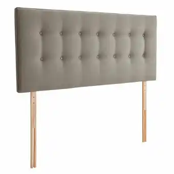 Costco Silentnight Goya Sandstone Fabric Headboard in 4 Sizes offer