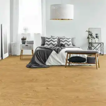 Costco Golden Select Toasted Honey (Oak) Splash Shield AC5 Laminate Flooring with Foam Underlay - 1.146 m² Per Pack offer