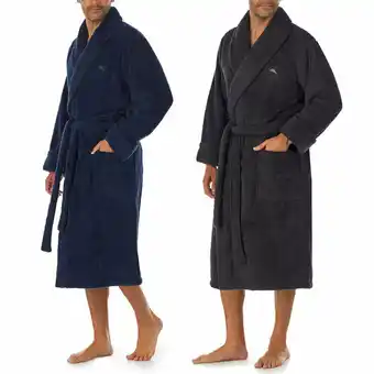 Costco Tommy Bahama Men's Plush Robe in 2 Colours and 2 Sizes offer