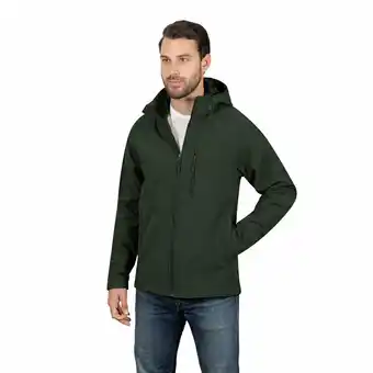 Costco Kirkland Signature Men's Sherpa Lined Softshell Jacket with Detachable Hood in 3 Colours and 4 Sizes offer