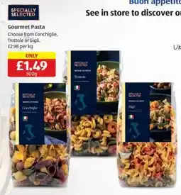 Aldi Gourmet Pasta offer