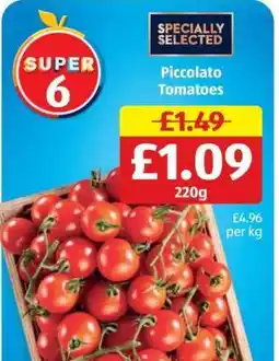 Aldi Piccolato Tomatoes offer