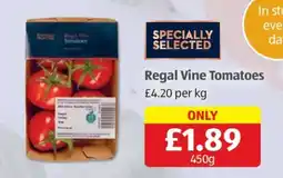 Aldi Regal Vine Tomatoes offer