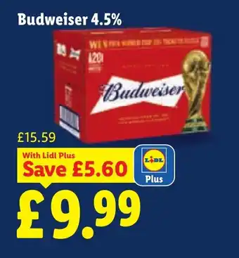 Budweiser 4.5%