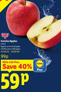 Lidl Funsize Apples offer
