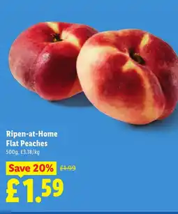 Lidl Ripen-at-Home Flat Peaches offer