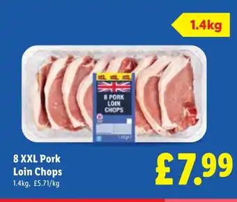 8 XXL Pork Loin Chops