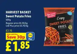 Lidl HARVEST BASKET Sweet Potato Fries offer