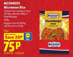 Lidl MCENNEDY Microwave Rice offer