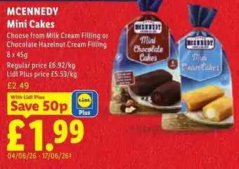 MCENNEDY Mini Cakes