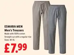 Lidl ESMARA MEN Men's Trousers offer
