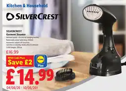 Lidl SILVERCREST Garment Steamer offer