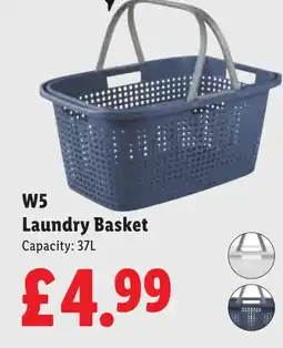 Lidl W5 Laundry Basket offer
