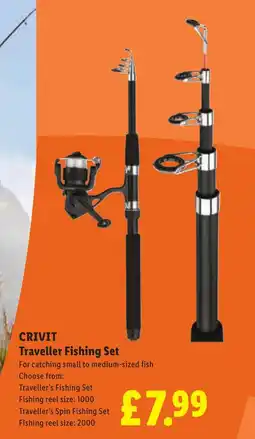 Lidl CRIVIT Traveller Fishing Set offer
