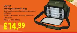 Lidl CRIVIT Fishing Accessories Bag offer