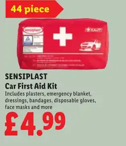 Lidl SENSIPLAST Car First Aid Kit offer